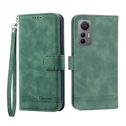 Dierfeng Dream Line TPU + PU Leather Phone Case, For Xiaomi 12 / 12X, For Xiaomi 12 Lite, For Xiaomi 12 Pro, For Xiaomi 12T