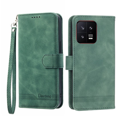 Dierfeng Dream Line TPU + PU Leather Phone Case, For Xiaomi 12 Ultra, For Xiaomi 13, For Xiaomi 13 Pro, For Xiaomi Poco C40