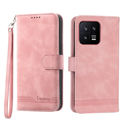 Dierfeng Dream Line TPU + PU Leather Phone Case, For Xiaomi 12 Ultra, For Xiaomi 13, For Xiaomi 13 Pro, For Xiaomi Poco C40