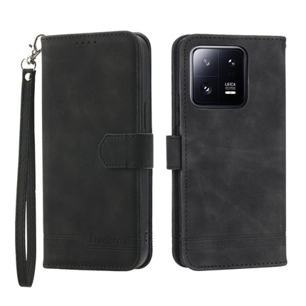 Dierfeng Dream Line TPU + PU Leather Phone Case, For Xiaomi 12 Ultra, For Xiaomi 13, For Xiaomi 13 Pro, For Xiaomi Poco C40