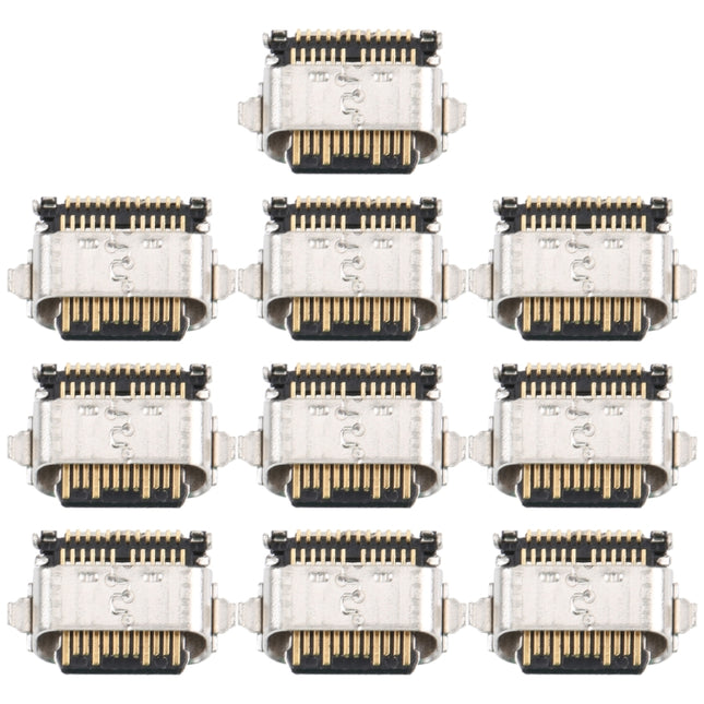 10pcs Charging Port Connector, For Motorola One Fusion+, For Motorola One Fusion, For Motorola One Zoom, For Motorola One Hyper, For Motorola One, For Motorola Moto G50, For Motorola Moto G100 /Edge S, For Motorola Moto G10 / G20 / G30 / G10 Power