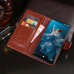 idewei  Crazy Horse Texture Horizontal Flip Leather Case with Holder & Card Slots & Wallet, For Oukitel C17 Pro, For Oukitel K3, For Oukitel K8