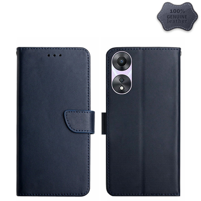 Genuine Leather Fingerprint-proof Flip Phone Case, For Motorola Moto E13 4G, For Motorola Edge+ 2023, For Motorola Moto G23 4G/G13 4G, For Motorola Moto G53 5G/G13/G23, For Motorola Moto G73 5G, For OPPO A58 5G/A78 5G, For OPPO Reno8 T 4G, For TCL 40 S...