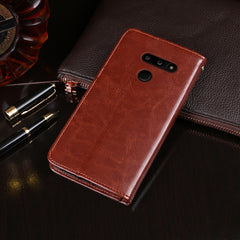 idewei Crazy Horse Texture Horizontal Flip Leather Case with Holder & Card Slots & Wallet, For LG G8 ThinQ, For LG K20 (2019), For LG K40S