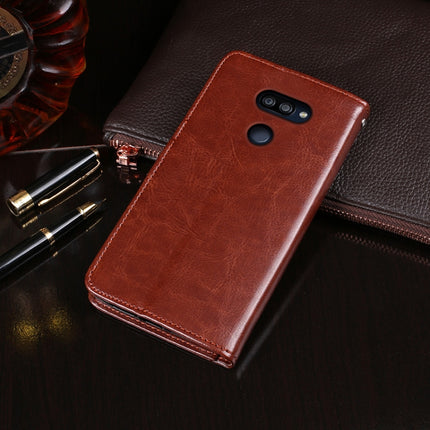 idewei Crazy Horse Texture Horizontal Flip Leather Case with Holder & Card Slots & Wallet, For LG K50S, For LG Stylo 5, For LG X power2