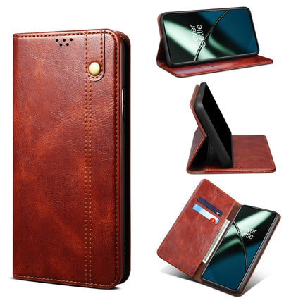 Oil Wax Crazy Horse Texture Leather Phone Case, For OnePlus 11, For OnePlus 11R, For OnePlus Ace 2 5G, For vivo iQOO 11, For Samsung Galaxy A54 5G