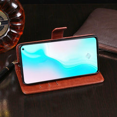 idewei  Crazy Horse Texture Horizontal Flip Leather Case with Holder & Card Slots & Wallet, For Vivo S5, For Vivo U20, For Vivo V9