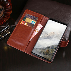 idewei Crazy Horse Texture Horizontal Flip Leather Case with Holder & Card Slots & Wallet, For Google Pixel 4, For Google Pixel 4 XL, For HTC Desire 12