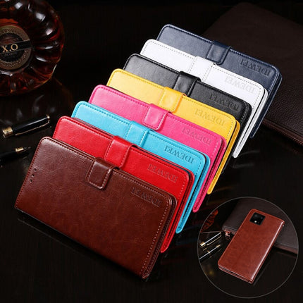 idewei Crazy Horse Texture Horizontal Flip Leather Case with Holder & Card Slots & Wallet, For Google Pixel 4, For HTC Desire 12, For HTC Desire 12+