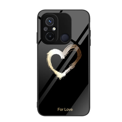 Colorful Painted Glass Phone Case, For Xiaomi Redmi 12C