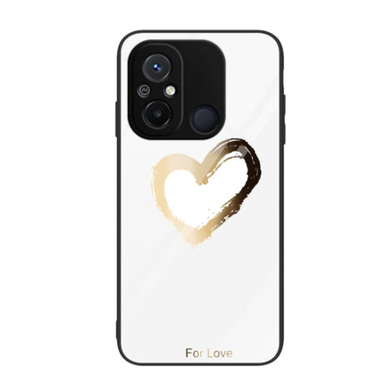 Colorful Painted Glass Phone Case, For Xiaomi Redmi 12C