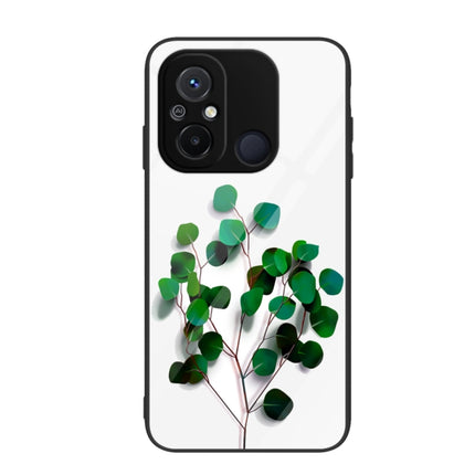Colorful Painted Glass Phone Case, For Xiaomi Redmi 12C