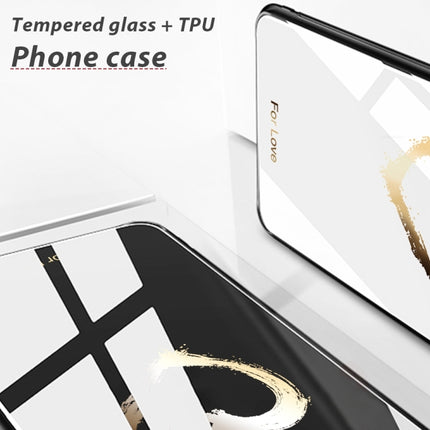 Colorful Painted Glass Phone Case, For Xiaomi Redmi 12C