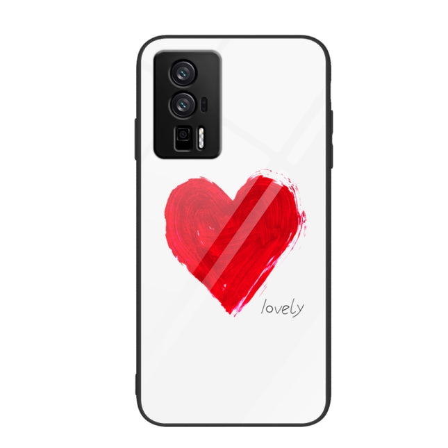Colorful Painted Glass Phone Case, For Xiaomi Redmi K60/K60 Pro