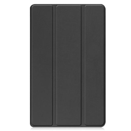 Custer Pure Color 3-Fold Holder Leather Tablet Case, For Lenovo Tab M8 4th Gen / TB-300FU, For Huawei Matepad SE 10.4