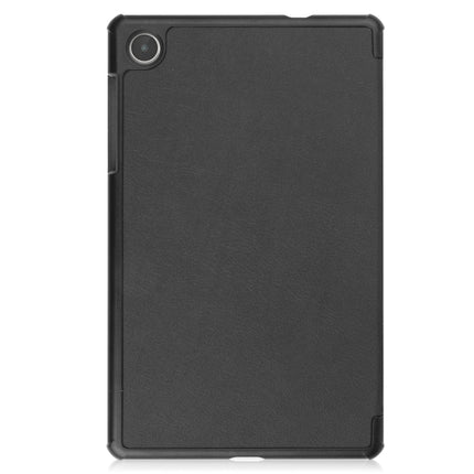 Custer Pure Color 3-Fold Holder Leather Tablet Case, For Lenovo Tab M8 4th Gen / TB-300FU, For Huawei Matepad SE 10.4