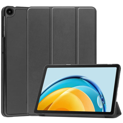 Custer Pure Color 3-Fold Holder Leather Tablet Case, For Lenovo Tab M8 4th Gen / TB-300FU, For Huawei Matepad SE 10.4