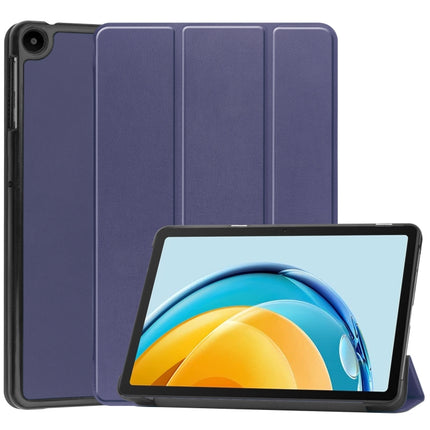 Custer Pure Color 3-Fold Holder Leather Tablet Case, For Lenovo Tab M8 4th Gen / TB-300FU, For Huawei Matepad SE 10.4