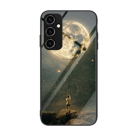 Colorful Painted Glass Phone Case, For Samsung Galaxy A14 5G