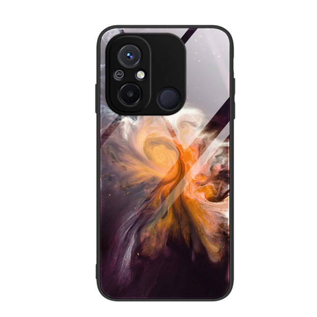 Marble Pattern Glass Phone Case, For Xiaomi Redmi 12C, For Xiaomi Redmi K60/K60 Pro, For Xiaomi Redmi K60E