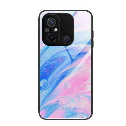 Marble Pattern Glass Phone Case, For Xiaomi Redmi 12C, For Xiaomi Redmi K60/K60 Pro, For Xiaomi Redmi K60E
