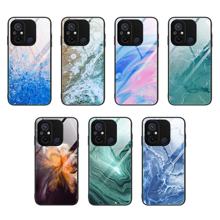 Marble Pattern Glass Phone Case, For Xiaomi Redmi 12C, For Xiaomi Redmi K60/K60 Pro, For Xiaomi Redmi K60E