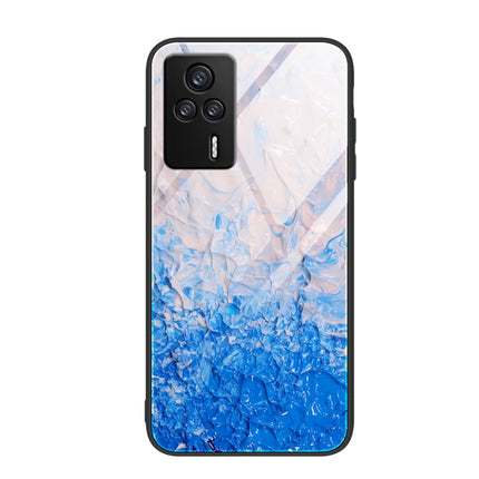 Marble Pattern Glass Phone Case, For Xiaomi Redmi 12C, For Xiaomi Redmi K60/K60 Pro, For Xiaomi Redmi K60E