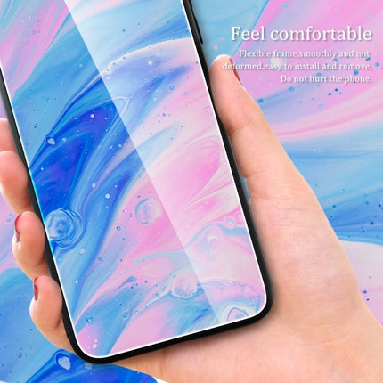 Marble Pattern Glass Phone Case, For Samsung Galaxy A04e, For Samsung Galaxy A14 5G, For Samsung Galaxy A34 5G