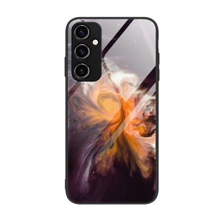 Marble Pattern Glass Phone Case, For Samsung Galaxy A04e, For Samsung Galaxy A14 5G, For Samsung Galaxy A34 5G