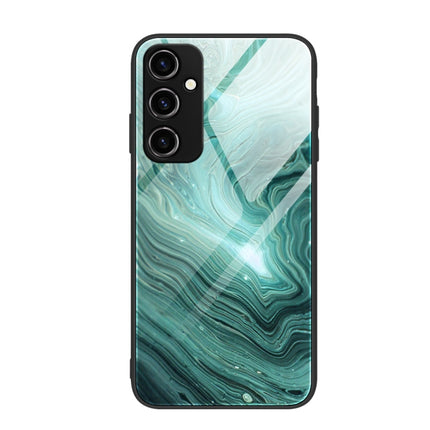 Marble Pattern Glass Phone Case, For Samsung Galaxy A04e, For Samsung Galaxy A14 5G, For Samsung Galaxy A34 5G