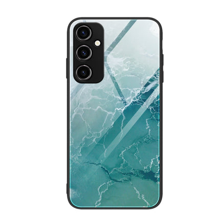 Marble Pattern Glass Phone Case, For Samsung Galaxy A04e, For Samsung Galaxy A14 5G, For Samsung Galaxy A34 5G