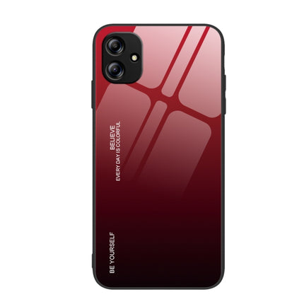Gradient Color Glass Phone Case, For Samsung Galaxy A04e, For Samsung Galaxy A14 5G, For Samsung Galaxy A34 5G