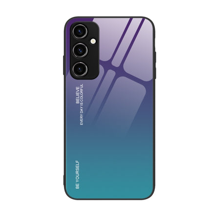 Gradient Color Glass Phone Case, For Samsung Galaxy A04e, For Samsung Galaxy A14 5G, For Samsung Galaxy A34 5G