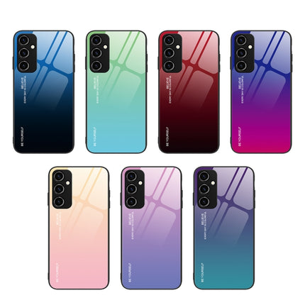 Gradient Color Glass Phone Case, For Samsung Galaxy A54 5G