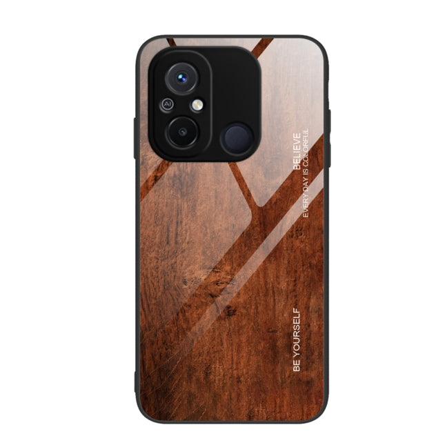 Wood Grain Glass Phone Case, For Xiaomi Redmi 12C, For Xiaomi Redmi K60/K60 Pro, For Xiaomi Redmi K60E, For Samsung Galaxy A04e