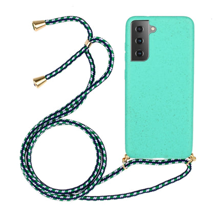 Wheat Straw Material + TPU Phone Case with Lanyard, For Samsung Galaxy A14 5G, For Samsung Galaxy S23 FE 5G, For Samsung Galaxy A34 5G, For Samsung Galaxy A54 5G