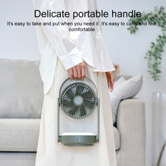 WT-F62 Outdoor Portable USB Charging Air Cooling Fan with LED Night Lamp