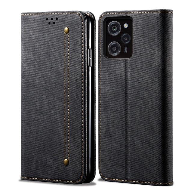 Denim Texture Leather Phone Case, For Xiaomi Poco C50, For Xiaomi Poco X5 Pro 5G / Redmi Note 12 Pro Speed