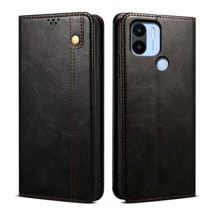 Oil Wax Crazy Horse Texture Leather Phone Case, For Xiaomi Poco C50, For Xiaomi Poco X5 Pro 5G / Redmi Note 12 Pro Speed