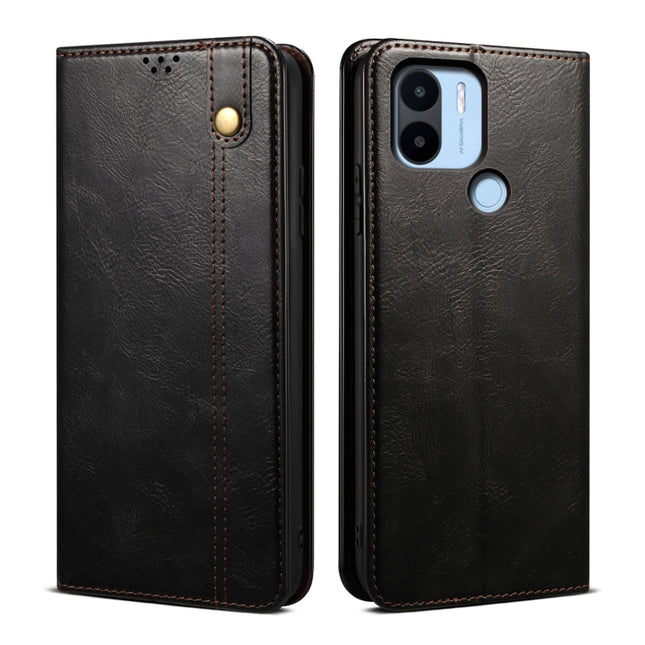 Oil Wax Crazy Horse Texture Leather Phone Case, For Xiaomi Poco C50, For Xiaomi Poco X5 Pro 5G / Redmi Note 12 Pro Speed