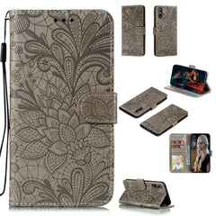 Lace Flower Embossing Pattern Horizontal Flip Leather Case , with Holder & Card Slots & Wallet & Photo Frame & Lanyard, For Huawei Enjoy 10e, For Xiaomi Redmi K30 Pro, For Xiaomi Redmi Note 9 Pro, For Xiaomi Redmi Note 9 Pro Max, For Xiaomi Redmi Note 9S