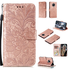 Lace Flower Embossing Pattern Horizontal Flip Leather Case , with Holder & Card Slots & Wallet & Photo Frame & Lanyard, For Huawei Enjoy 10e, For Xiaomi Redmi K30 Pro, For Xiaomi Redmi Note 9 Pro, For Xiaomi Redmi Note 9 Pro Max, For Xiaomi Redmi Note 9S