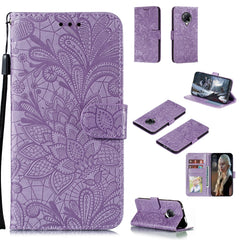 Lace Flower Embossing Pattern Horizontal Flip Leather Case , with Holder & Card Slots & Wallet & Photo Frame & Lanyard, For Huawei Enjoy 10e, For Xiaomi Redmi K30 Pro, For Xiaomi Redmi Note 9 Pro, For Xiaomi Redmi Note 9 Pro Max, For Xiaomi Redmi Note 9S