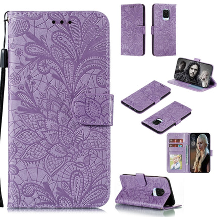 Lace Flower Embossing Pattern Horizontal Flip Leather Case , with Holder & Card Slots & Wallet & Photo Frame & Lanyard, For Xiaomi Redmi Note 9S, For Huawei Nova 7, For Huawei Nova 7 Pro, For Huawei Nova 7 SE