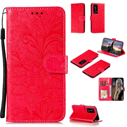 Lace Flower Embossing Pattern Horizontal Flip Leather Case , with Holder & Card Slots & Wallet & Photo Frame & Lanyard, For Huawei P40 Pro Plus, For Huawei Honor 30, For Huawei Honor 30 Pro, For Huawei Honor 30S