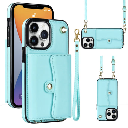 RFID Card Slot Phone Case with Long Lanyard, For iPhone 13 Pro Max, For iPhone 12, For iPhone 12 Pro, For iPhone 12 Pro Max