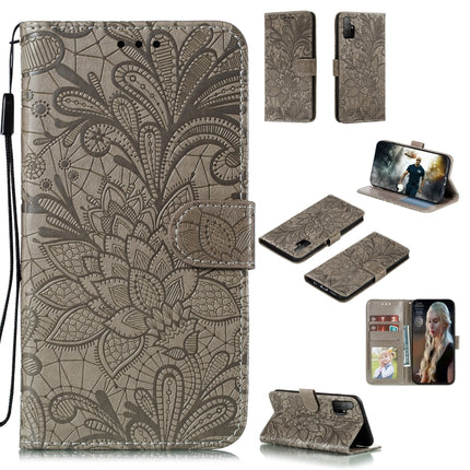 Lace Flower Embossing Pattern Horizontal Flip Leather Case , with Holder & Card Slots & Wallet & Photo Frame & Lanyard, For Huawei P40 Pro Plus, For Huawei Honor 30, For Huawei Honor 30 Pro, For Huawei Honor 30S