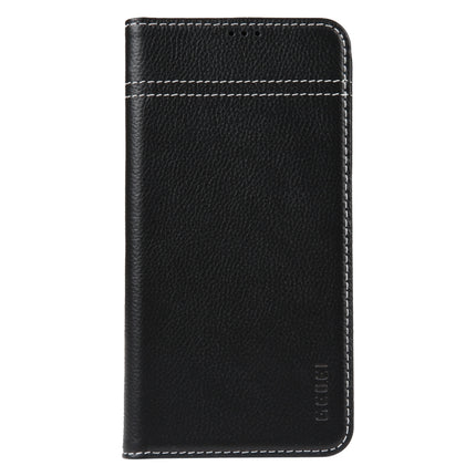 GEBEI Top-grain Horizontal Flip Leather Phone Case