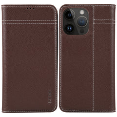 GEBEI Top-grain Horizontal Flip Leather Phone Case, For iPhone 14 Pro Max, For iPhone 14 Pro, For iPhone 14, For iPhone 14 Plus, For iPhone 13 Pro Max, For iPhone 13 Pro
