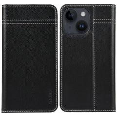 GEBEI Top-grain Horizontal Flip Leather Phone Case, For iPhone 14 Pro Max, For iPhone 14 Pro, For iPhone 14, For iPhone 14 Plus, For iPhone 13 Pro Max, For iPhone 13 Pro